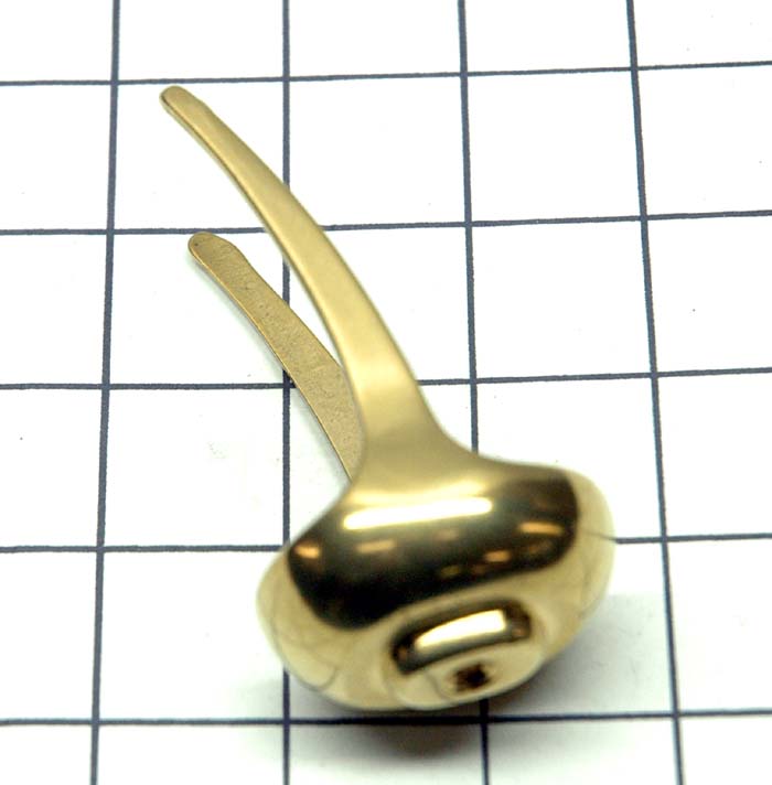AP1005 Butt Cap, Brass (repro) for the 1807 Harper's Ferry Pistol