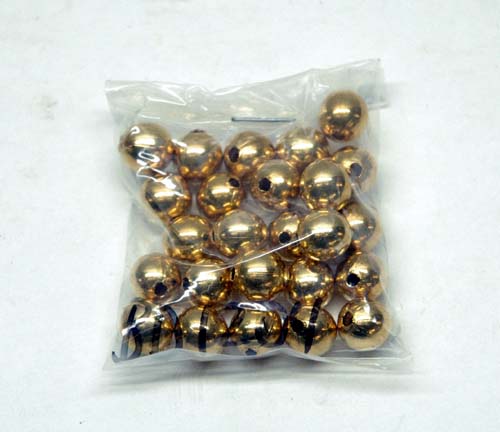 BD1204 Brass Beads - Plain 3/8