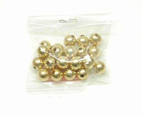 BD1207 Brass Beads -Plain 5/16