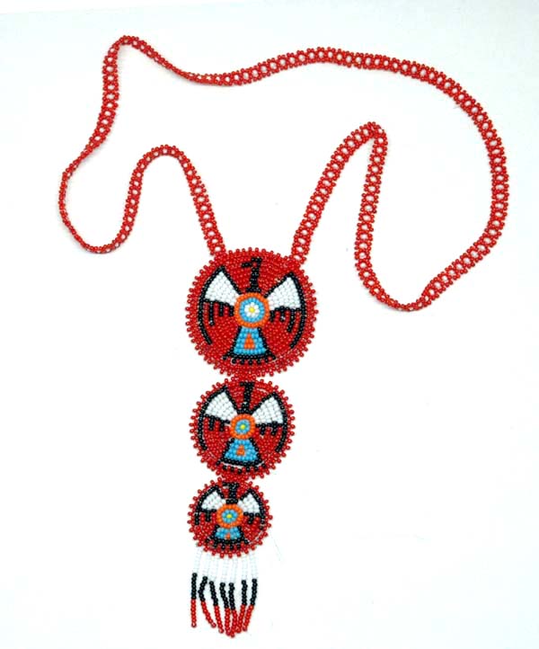 BD1601 Beaded Necktie - Round