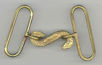 BG0406 BRASS SNAKE BUCKLE