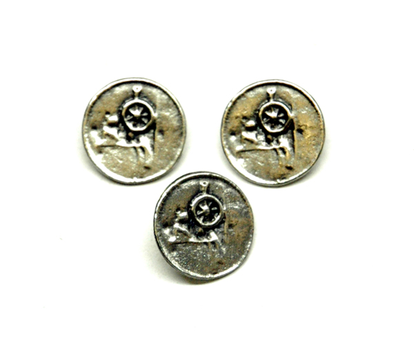 BU1111 18th Century Military Buttons - American Artillery, 1775-83 (1