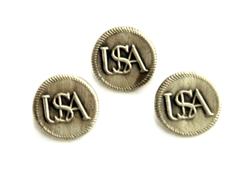 BU1120 18th Century Military Button - USA Continental Button 1775-83  1