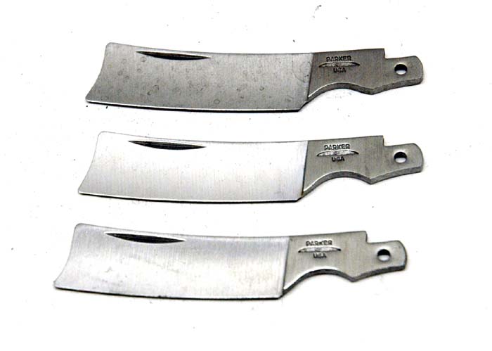 KB8623 Small Razor Blade Blank - Stainless Pkg/3