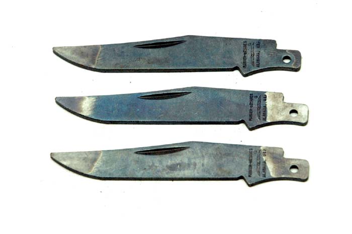 KB8632 Knife Blade Blank - Stainless Pkg/3