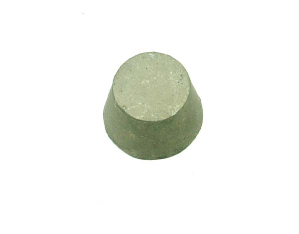 PE9093 Pommel - White Brass