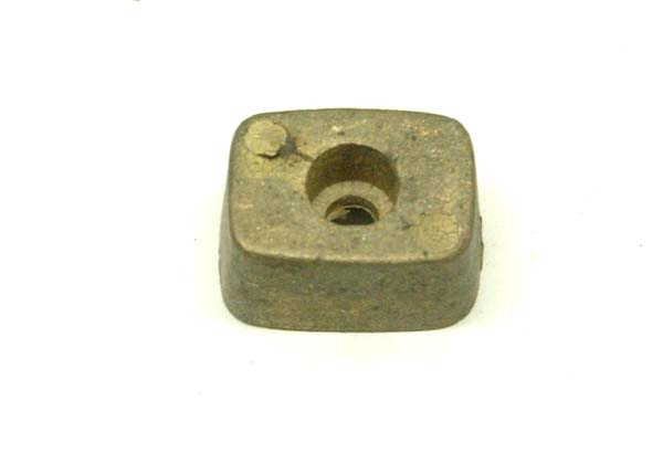 PE9098 Pommel - Yellow Brass