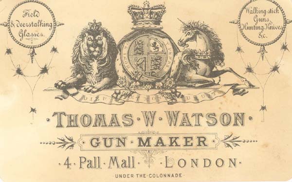 PR2100 #104 PAPER TRADE LABEL: THOMAS W. WATSON