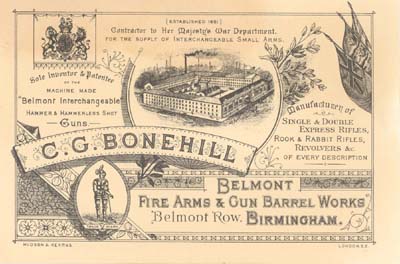 PR2100 #118 PAPER TRADE LABEL: C.G. BONEHILL