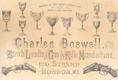 PR2100 #119 PAPER TRADE LABEL: CHARLES BOSWELL