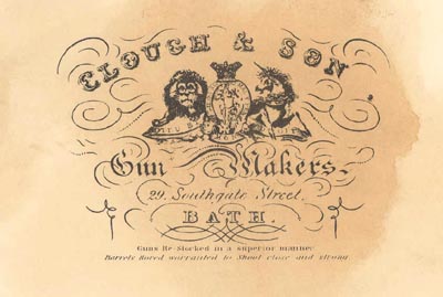 PR2100 #15 PAPER TRADE LABEL: CLOUGH & SON