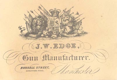 PR2100 #22 PAPER TRADE LABEL:  J.W. EDGE