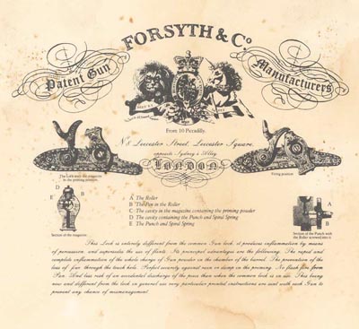 PR2100 #28 PAPER TRADE LABEL: FORSYTH & CO.