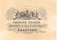 PR2100 #32 PAPER TRADE LABEL: CHARLES GOLDEN