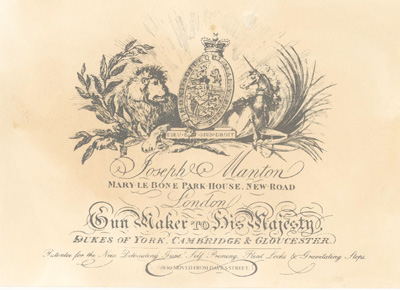PR2100 #49 PAPER TRADE LABEL: JOSEPH MANTON