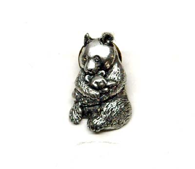 PW2695 English Pewter Pin - Panda