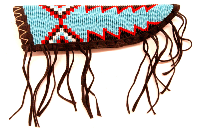 SL0803  Fully Beaded Belt Sheath