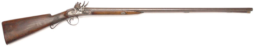 18848 ENGLISH FLINTLOCK DOUBLE BARREL SHOTGUN