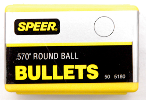 BA0610 Speeer Swaged Round Balls .570