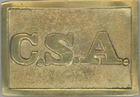 BG2301 CSA  Belt Plate - Rectangular