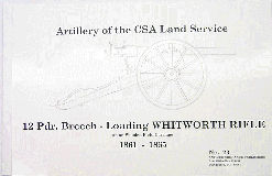 BK1567 Artillery of the C.S.A. Land Service - 12 Pdr. Breech Loa