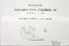 BK1581 Handbook on the Gatling Gun, Caliber .30 Manual