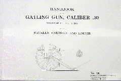 BK1581 Handbook on the Gatling Gun, Caliber .30 Manual
