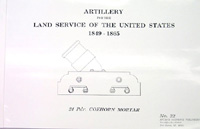 BK1595 Artillery For The Land Service of the United States 1849-1865 24 - Pdr. Coehorn Mortar Manual