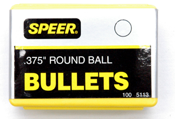BU0210 Speer Swaged Round Balls .375