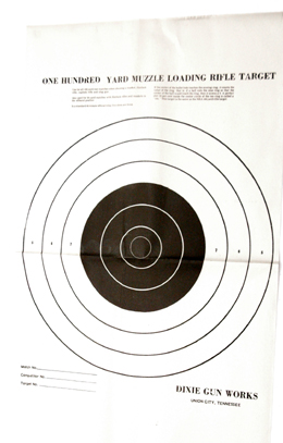 EA8200 NMLRA Match Rules Targets - Single Bull 100 Yards