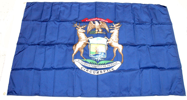 FL0532 Michigan State Flag