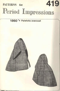 G10002 Period Impression Pattern - 1860s Paletote Overcoat (Girls)