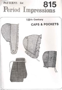 G10006 Period Impression Pattern - 18th Century Caps & Pockets