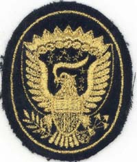 HB0611 Civil War Officer's Eagle Hat Badge