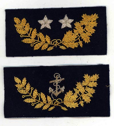 HB0701 Naval Cap Ornament - General Service Officers
