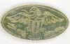 IP0855 Eagle Cheekpiece Inlay - Brass
