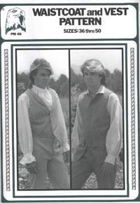 MC1501 Eagles View Pattern - Men's Waistcoat And Vest (36-50)