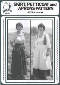 MC1504 Eagles View Pattern - Woman's Skirt, Petticoat, and Apron