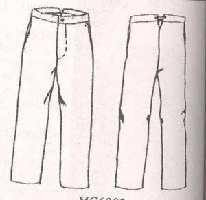 MC6893 Standard Confederate Trousers
