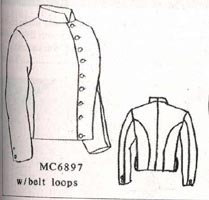 MC6897 Richmond Depot Confederate Shell Jacket (Second Pattern - Spring 1862 - Mid 1864)