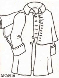 MC6910 Federal Mounted Overcoat