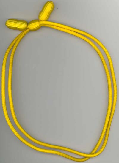 MG0104 Small Yellow Military Service  Hat Cord