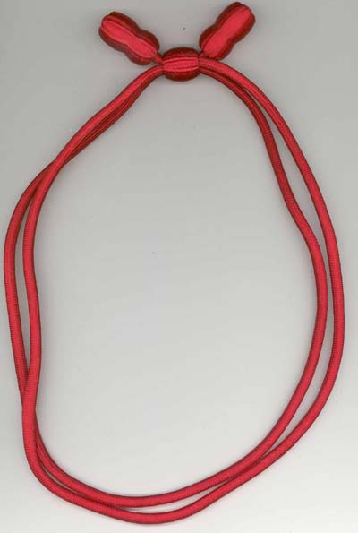 MG0505 Red - Large Military Service Hat Cord