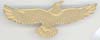 MI2457 Embossed Brass Ornament - Flat Eagle (Pkg. 3)