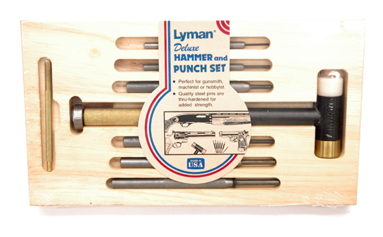 MT1002 Lyman Deluxe Gunsmith's Hammer and Punch Set