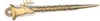 MT1965 Bronze Nipple Pick - Whitetail Deer Head