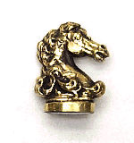 PE1322 Single Horsehead Pommel