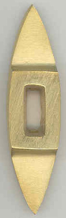 PE4610 BRASS KNIFE GUARD SMALL 2 3/16