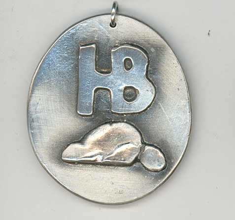 PW0309 Pewter Fur Trade Medallion - Hudson Bay 2
