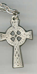 PW2721 Hand Cast Pewter - Celtic Cross 1 1/2